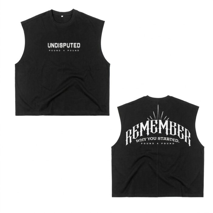 Undisputed Muscle Tank — Remember Why You Started